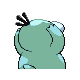 #054 Psyduck sprite Posterior Shiny