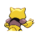 #063 Abra sprite Posterior Shiny