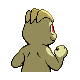#066 Machop sprite Posterior Shiny