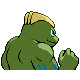 #067 Machoke sprite Posterior Shiny