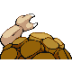 #076 Golem sprite Posterior Shiny