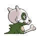 #104 Cubone sprite Posterior Shiny