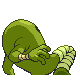 #106 Hitmonlee sprite Posterior Shiny