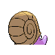 #138 Omanyte sprite Posterior Shiny
