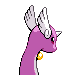 #148 Dragonair sprite Posterior Shiny