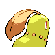 #152 Chikorita sprite Posterior Shiny