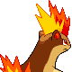 #156 Quilava sprite Posterior Shiny