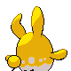 #184 Azumarill sprite Posterior Shiny