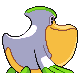 #279 Pelipper sprite Posterior Shiny