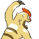 #288 Vigoroth sprite Posterior Shiny