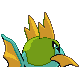 #318 Carvanha sprite Posterior Shiny