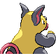 #326 Grumpig sprite Posterior Shiny