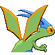 #330 Flygon sprite Posterior Shiny