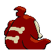 #355 Duskull sprite Posterior Shiny