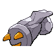 #374 Beldum sprite Posterior Shiny