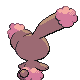 #427 Buneary sprite Posterior Shiny