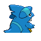 #443 Gible sprite Posterior Shiny