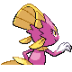 #461 Weavile sprite Posterior Shiny