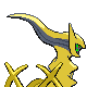 #493 Arceus sprite Posterior Shiny