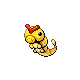 #010 Caterpie sprite Oro HeartGold / Plata SoulSilver Shiny