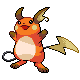 #026 Raichu sprite Oro HeartGold / Plata SoulSilver Shiny