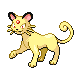 #053 Persian sprite Oro HeartGold / Plata SoulSilver Shiny