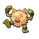 #057 Primeape sprite Oro HeartGold / Plata SoulSilver Shiny