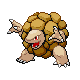 #076 Golem sprite Oro HeartGold / Plata SoulSilver Shiny