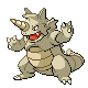 #112 Rhydon sprite Oro HeartGold / Plata SoulSilver Shiny