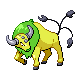 #128 Tauros sprite Oro HeartGold / Plata SoulSilver Shiny