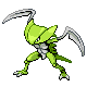 #141 Kabutops sprite Oro HeartGold / Plata SoulSilver Shiny