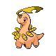 #153 Bayleef sprite Oro HeartGold / Plata SoulSilver Shiny