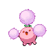 #189 Jumpluff sprite Oro HeartGold / Plata SoulSilver Shiny