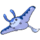 #226 Mantine sprite Oro HeartGold / Plata SoulSilver Shiny