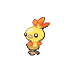 #255 Torchic sprite Oro HeartGold / Plata SoulSilver Shiny