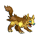#262 Mightyena sprite Oro HeartGold / Plata SoulSilver Shiny