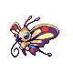 #267 Beautifly sprite Oro HeartGold / Plata SoulSilver Shiny