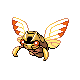 #291 Ninjask sprite Oro HeartGold / Plata SoulSilver Shiny
