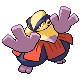 #297 Hariyama sprite Oro HeartGold / Plata SoulSilver Shiny