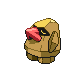 #299 Nosepass sprite Oro HeartGold / Plata SoulSilver Shiny