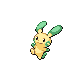 #312 Minun sprite Oro HeartGold / Plata SoulSilver Shiny