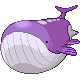 #321 Wailord sprite Oro HeartGold / Plata SoulSilver Shiny