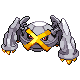#376 Metagross sprite Oro HeartGold / Plata SoulSilver Shiny