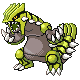 #383 Groudon sprite Oro HeartGold / Plata SoulSilver Shiny
