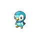 #393 Piplup sprite Oro HeartGold / Plata SoulSilver Shiny