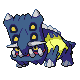 #411 Bastiodon sprite Oro HeartGold / Plata SoulSilver Shiny