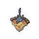#413 Wormadam Arena sprite Oro HeartGold / Plata SoulSilver Shiny