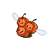 #415 Combee sprite Oro HeartGold / Plata SoulSilver Shiny