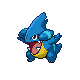#443 Gible sprite Oro HeartGold / Plata SoulSilver Shiny
