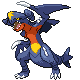 #445 Garchomp sprite Oro HeartGold / Plata SoulSilver Shiny